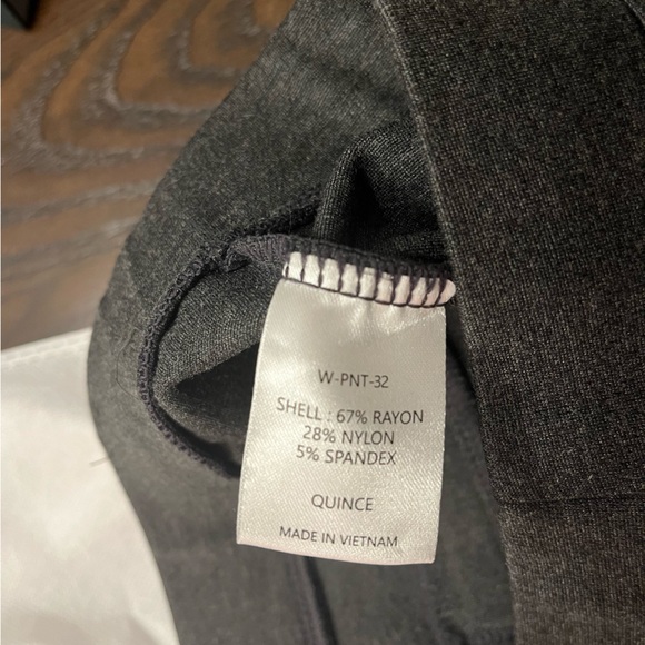*EUC* Quince Gray Ponte Pants - Picture 2 of 6